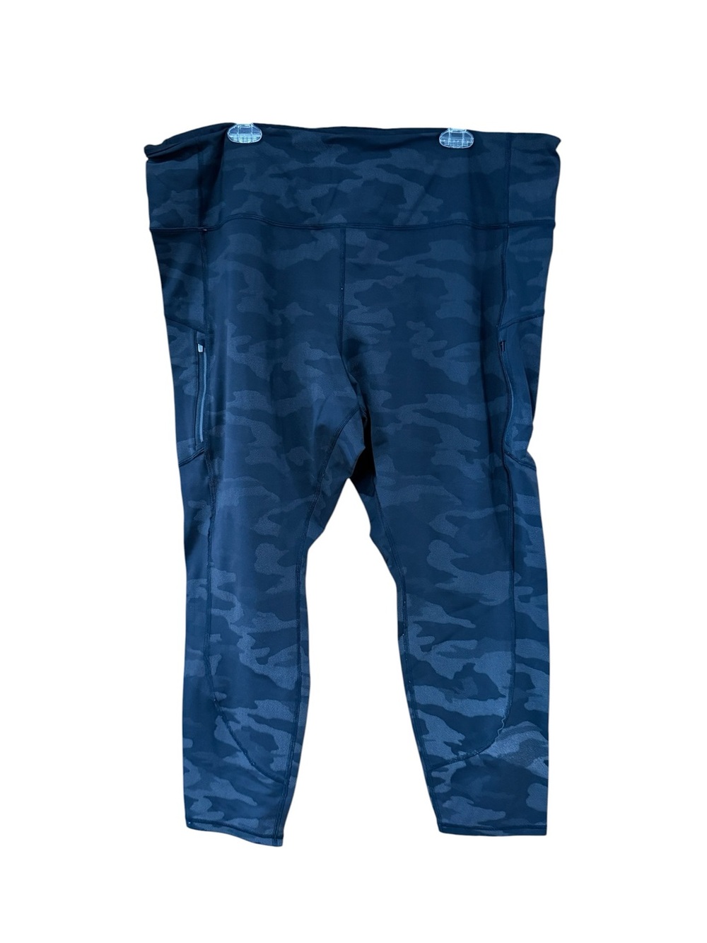 Athleta Gray Camo High-Rise Leggings
